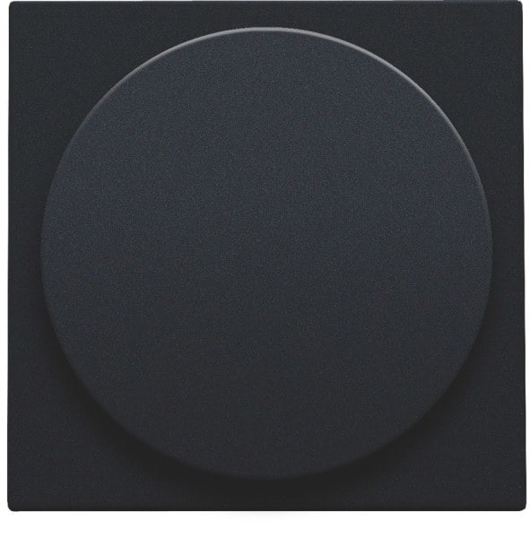 NIKO - Abdeckung für Drehdimmer oder Erweiterung, incl. Drehknopf, black coat