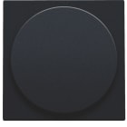 NIKO - Abdeckung für Drehdimmer oder Erweiterung, incl. Drehknopf, black coat