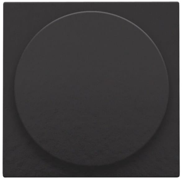 NIKO - Abdeckung für Drehdimmer oder Erweiterung, incl. Drehknopf, piano black