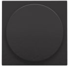 NIKO - Abdeckung für Drehdimmer oder Erweiterung, incl. Drehknopf, piano black