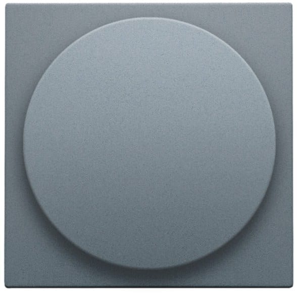NIKO - Abdeckung für Drehdimmer oder Erweiterung, incl. Drehknopf, steel grey