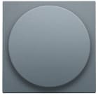 NIKO - Abdeckung für Drehdimmer oder Erweiterung, incl. Drehknopf, steel grey