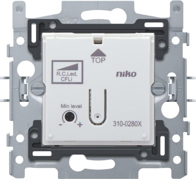 NIKO - Sockel für Unterputz Tastdimmer 2-100 W, 3 drahtig