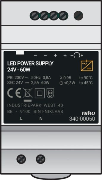 NIKO - Netzteil Modul 24 Vdc, 2,5A, 60 W