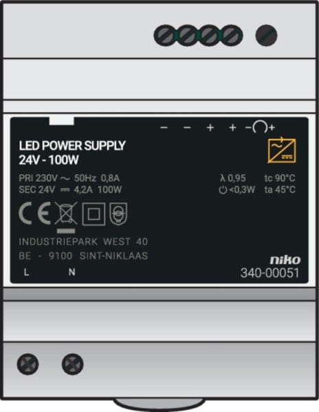 NIKO - Netzteil Modul 24 Vdc, 100 W