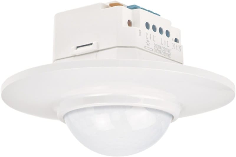 NIKO - Bewegungsmelder 230 Vac, 360°, 1 Kanal, 14 m, für UP-Dose, rund