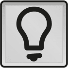 NIKO - Lampensymbol für spritzwassergeschützte Kontrollschalter