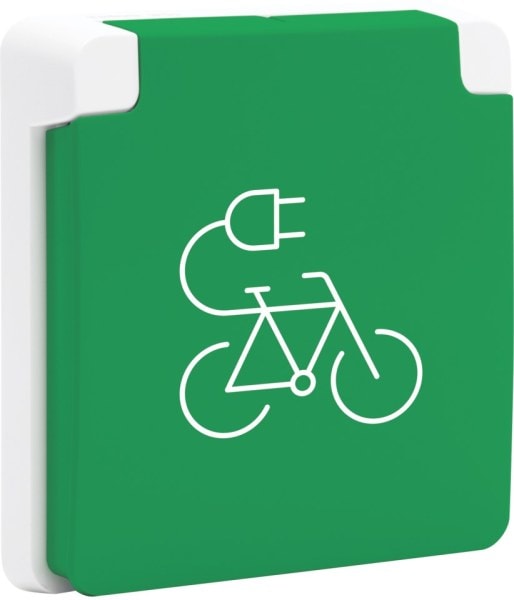 NIKO - Spritzwassergeschützte Fahrradladestation 16 A/250 VAC
