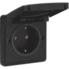 NIKO - Spritzwassergeschützte Wandsteckdose 16 A/250 VAC