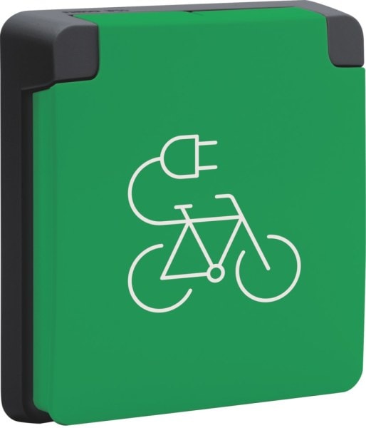 NIKO - Spritzwassergeschützte Fahrradladestation 16 A/250 VAC