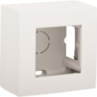 NIKO - Einzel Aufputzmontagesatz für eine Einbaufunktion, white