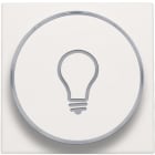 NIKO - Abdeckung mit transparentem Ring mit Lampensymbol für 6 A Taster