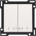 NIKO - Abdeckung für Doppel Rollladentaster zur elektronischen Bedienung