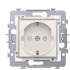NIKO - Sockel für Steckdose mit Schutzkontakt, Einbautiefe 28,5 mm, 16 A/250