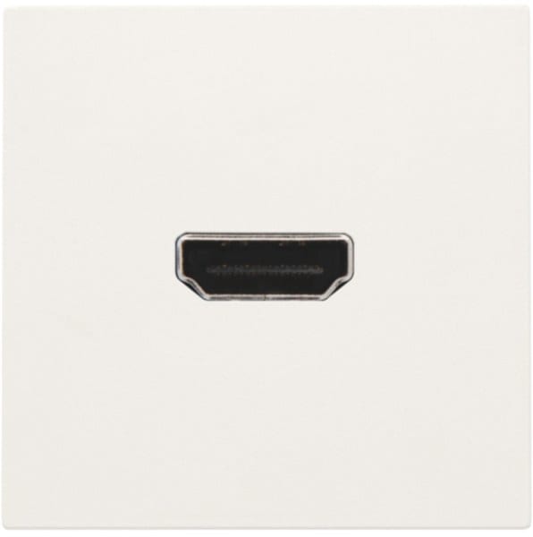 NIKO - Abdeckung mit HDMI zu HDMI Verbindung, white