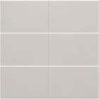 NIKO - Abdeckung für potentialfreien 6 fach Taster, 24 V, light grey