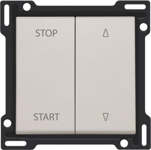 NIKO - Abdeckung für elektrisch getrennte Rollladenschalter, light grey