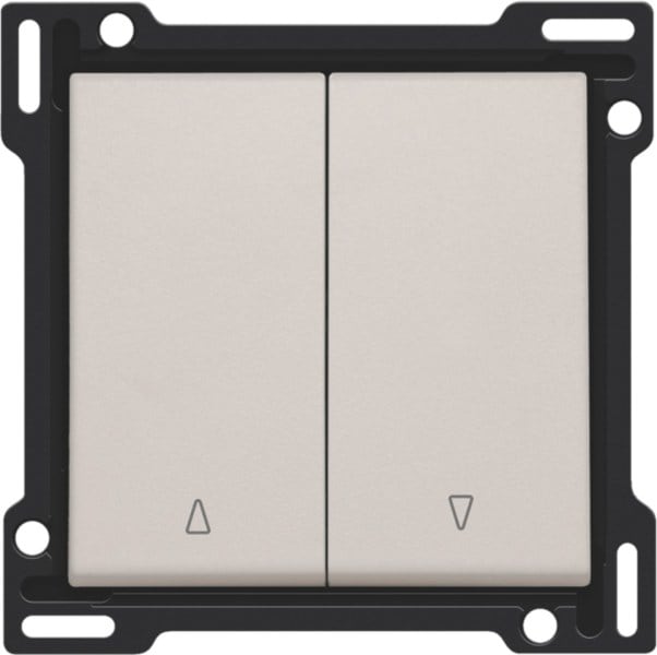 NIKO - Abdeckung für Doppel Rollladentaster, light grey