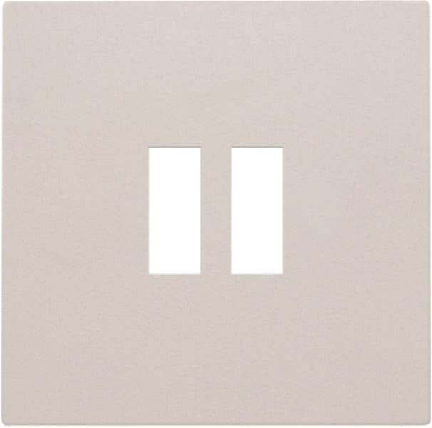 NIKO - Abdeckung für Zweifach USB A Ladegerät, light grey