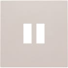 NIKO - Abdeckung für Zweifach USB A Ladegerät, light grey