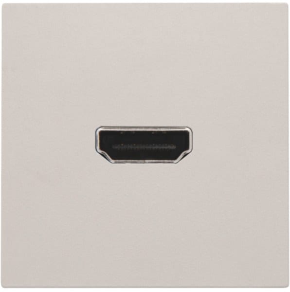 NIKO - Abdeckung mit HDMI zu HDMI Verbindung, light grey