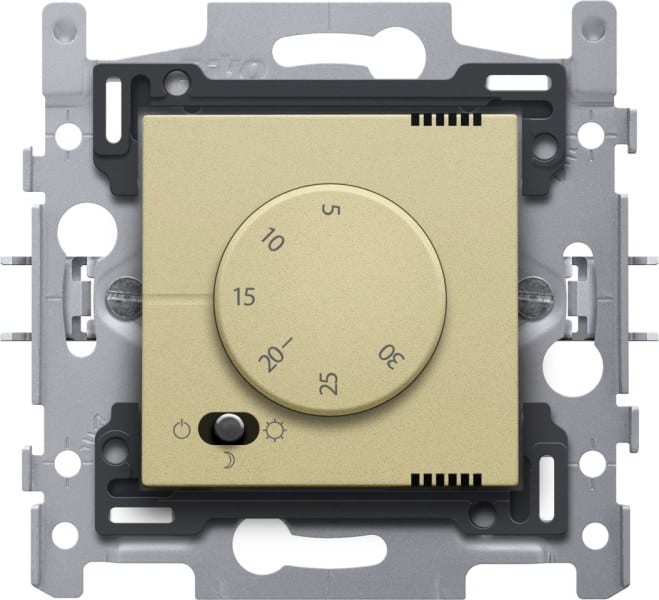 NIKO - Elektronischer Thermostat, gold coated