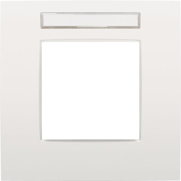 NIKO - Einfache Blende mit Transparentem Textfeld Niko Intense white