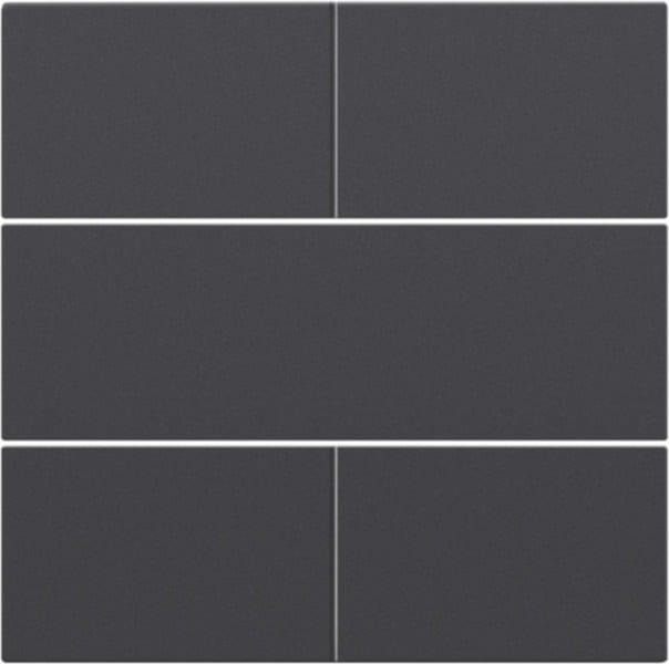 NIKO - Abdeckung für potentialfreien 4 fach Taster, 24 V anthracite