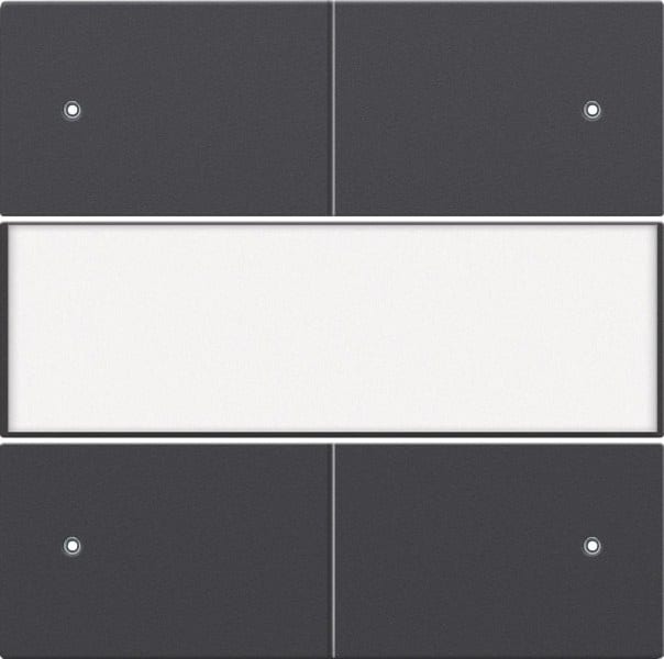 NIKO - Abdeckung für potentialfreien 4 fach Taster, 24 V, mit LED und Textfeld