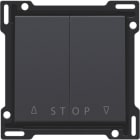NIKO - Abdeckung für Doppel Rollladentaster zur elektronischen Bedienung