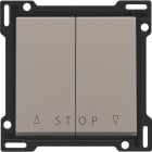 NIKO - Abdeckung für Doppel Rollladentaster zur elektronischen Bedienung
