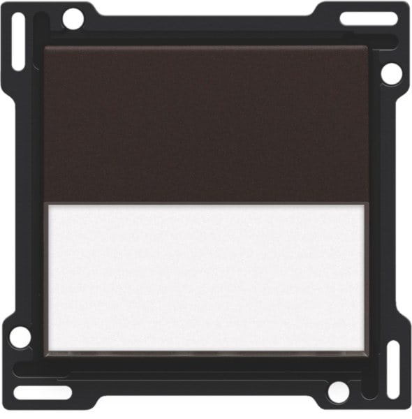 NIKO - Abdeckung für elektronischen Einfach Schalter oder Taster, dark brown