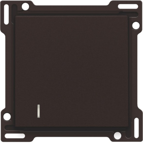 NIKO - Abdeckung für elektronischen Hotelkarten Schalter, dark brown