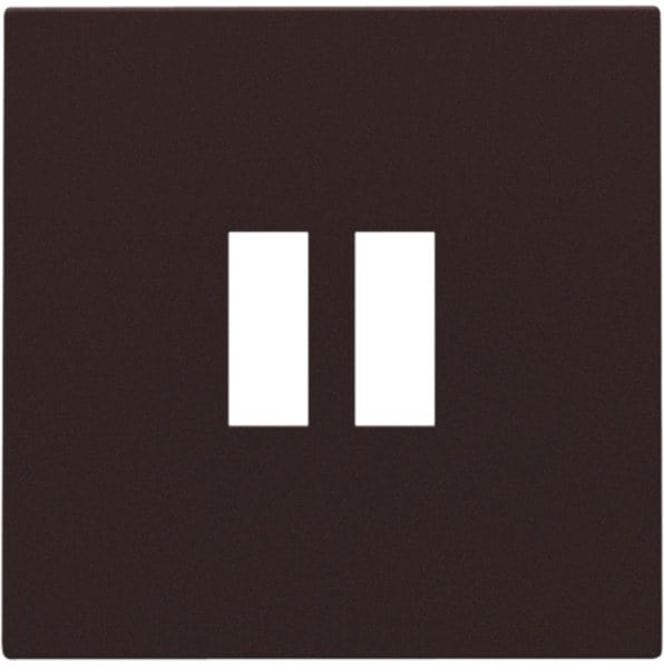 NIKO - Abdeckung für Zweifach USB A Ladegerät, dark brown