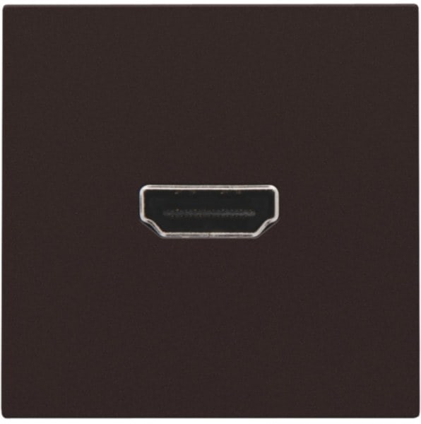 NIKO - Abdeckung mit HDMI zu HDMI Verbindung, dark brown