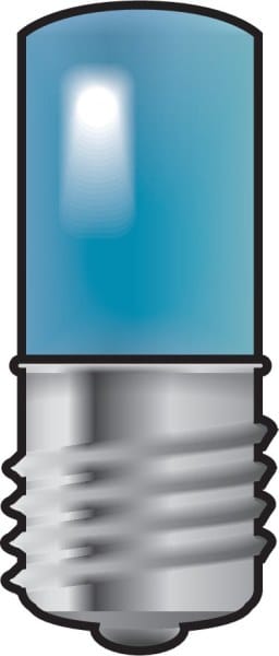 NIKO - E10 Kontrollleuchte mit blauer LED für 6 A