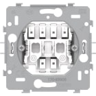 NIKO - Sockel für Rollladentaster, elektrisch getrennt, 10 A/250 VAC, Steckkl