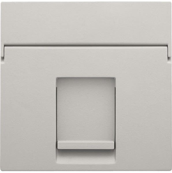 NIKO - Abdeckung für Datenanschluss 1 x RJ, light grey