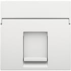 NIKO - Abdeckung für Datenanschluss 1 x RJ, white coated