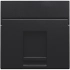 NIKO - Abdeckung für Datenanschluss 1 x RJ, black coated