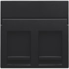 NIKO - Abdeckung für Datenanschluss, black coated