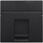 NIKO - Abdeckung für Datenanschluss 1 x RJ, piano black coated