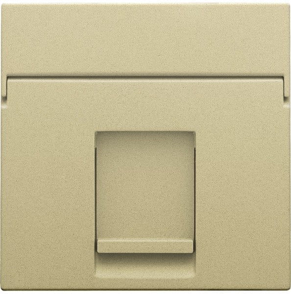 NIKO - Abdeckung für Datenanschluss 1 x RJ, gold coated