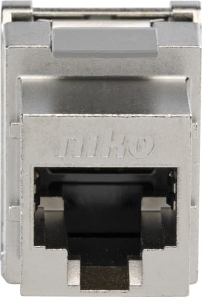 NIKO - Geschützter RJ45 Stecker STP Kat. 5E, für Bandbreiten bis 100 MHz