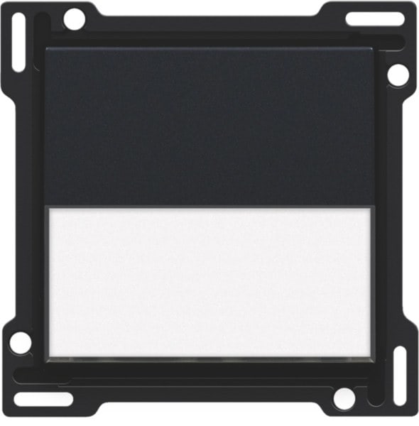 NIKO - Abdeckung für elektronischen Einfach Schalter oder Taster, black coated