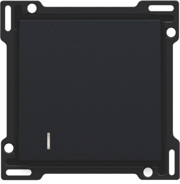 NIKO - Abdeckung für elektronischen Hotelkarten Schalter, black coated