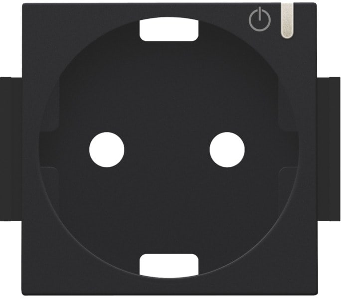 NIKO - Abdeckung für verbundene schaltbare Wandsteckdose mit Schutzkontakt