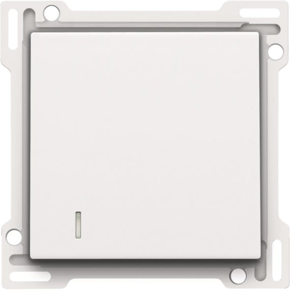 NIKO - Abdeckung für elektronischen Hotelkarten Schalter, white coated