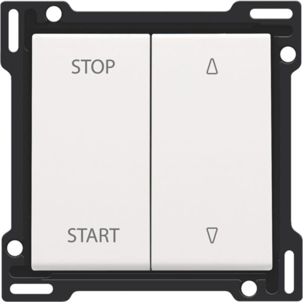 NIKO - Abdeckung für elektrisch getrennte Rollladenschalter, white coated