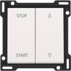 NIKO - Abdeckung für elektrisch getrennte Rollladenschalter, white coated